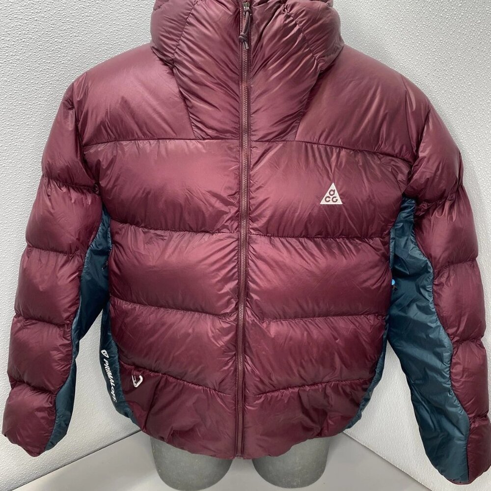 NEW THERMA-FIT ADV Unisex Lunar Lake Puffer Jacket – Maroon Red/Green, Size XL